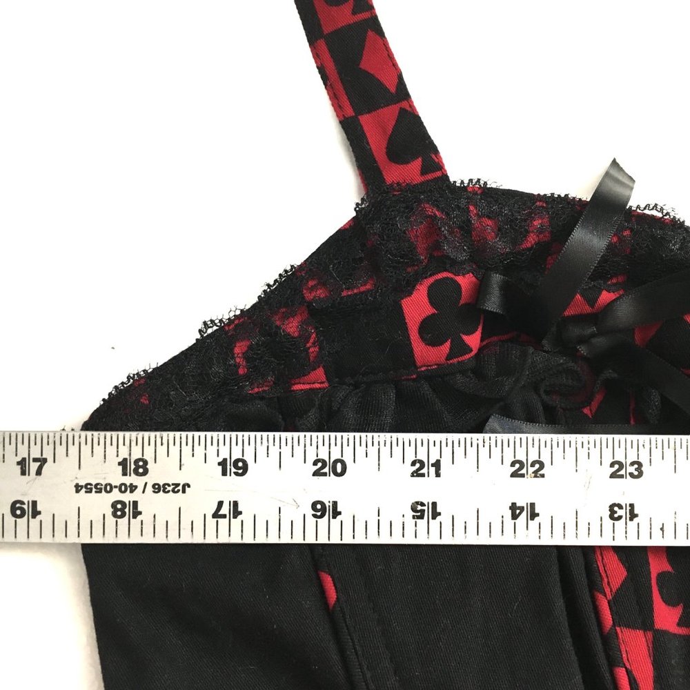 VTG TRIPP NYC Y2K Goth Corset Dress Layered Tutu Skirt LRG - Picture 14 of 16